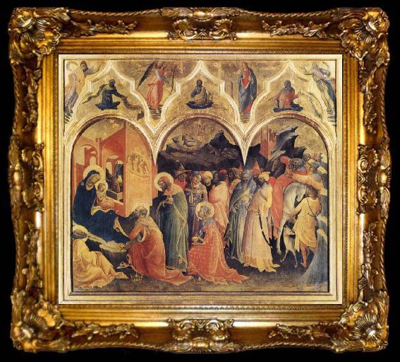 framed  Lorenzo Monaco Adoration of the Magi, ta009-2